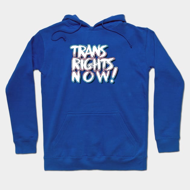 Trans Rights Now! Hoodie by forgreatjustice